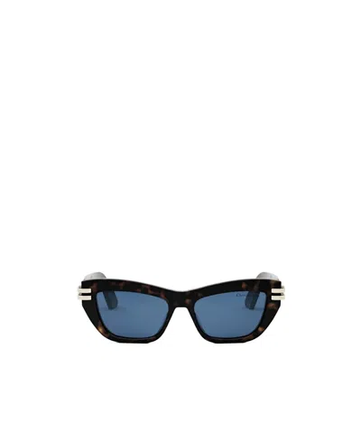 DIOR DIOR EYEWEAR BUTTERFLY FRAME SUNGLASSES