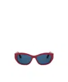 Dior Eyewear Butterfly Frame Sunglasses In 66v - Red