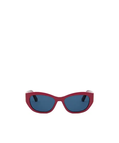 Dior Eyewear Butterfly Frame Sunglasses In 66v - Red