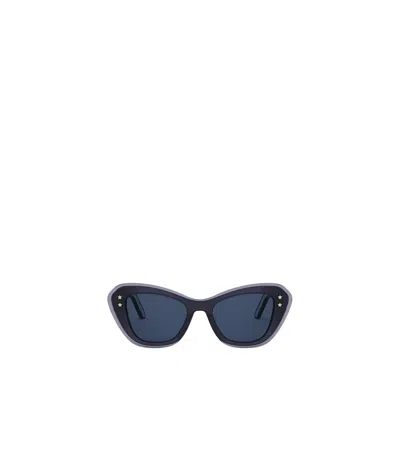 Dior Eyewear Butterfly-frame Sunglasses In Blue
