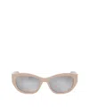 Dior 30montaigne B5u 40a4 Rosa Sunglasses In Beige