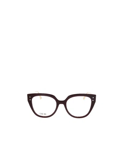 Dior Eyewear Cat-eye Glasses In Black