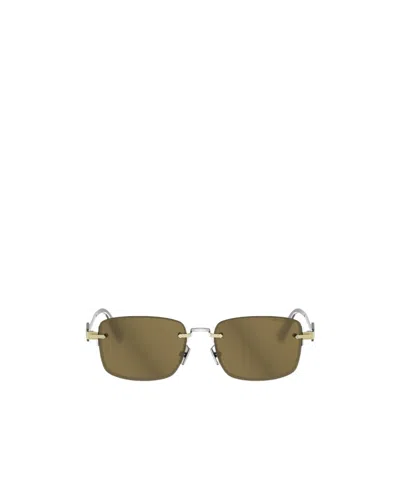 Dior Eyewear Cd Diamond Rectangle Frame Sunglasses In Orange