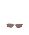 Dior Eyewear C Rectangular Frame Sunglasses In Brown