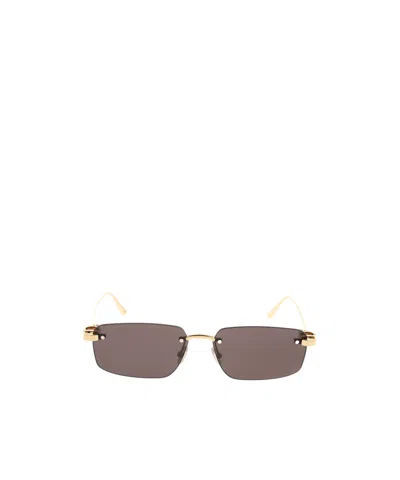 Dior Eyewear C Rectangular Frame Sunglasses In Brown