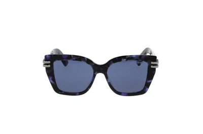 Dior Eyewear C S1i Square Frame Sunglasses In Havana/blue