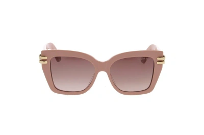 Dior C S1f Brown Square Ladies Sunglasses Cd40149f 72f 56 In Pink