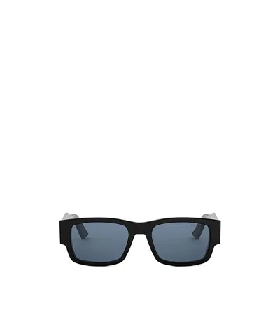 Dior Eyewear Christian  Label S1i Rectangle-frame Sunglasses In Blue