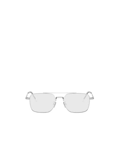 Dior Eyewear Botanicao Pilot Frame Glasses In White