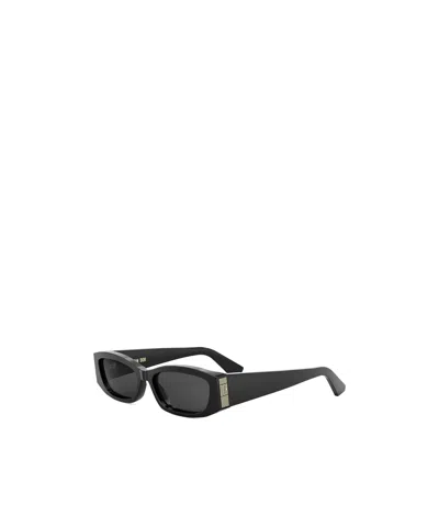Dior Eyewear Graphique Rectangular Frame Sunglasses In Black