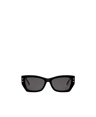 Dior Eyewear Pacific S2u Rectangular Frame Sunglasses In Black