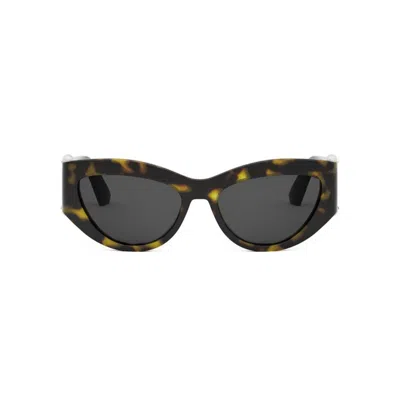 Dior Full Frame Sunglasses In Brown