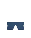 Dior Eyewear Oversized Box Frame Sunglasses In Blue