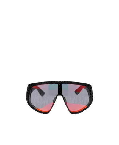 Dior Eyewear Oversized Frame Sunglasses In Gray