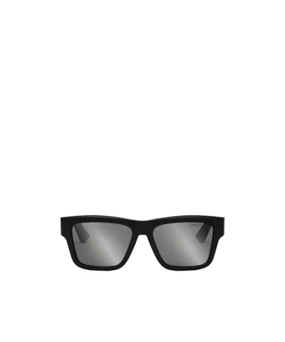 Dior Eyewear Rectangle Frame Sunglasses In Black