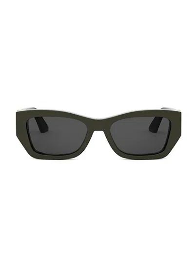 Dior Rectangular Frame Sunglasses In Black