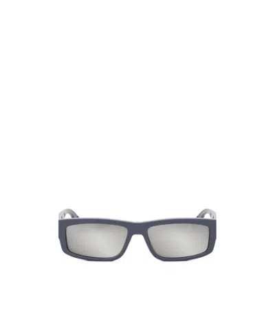 Dior Eyewear Rectangular Frame Sunglasses In Gray