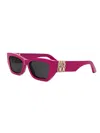 Dior S1i Square Sunglasses, 55mm In Pink