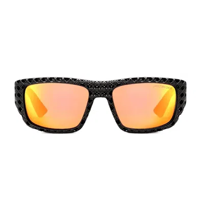 Dior Eyewear Rectangular Frame Sunglasses In Pink