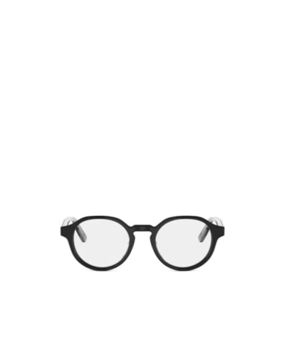 Dior Eyewear Round Frame Glasses In Black