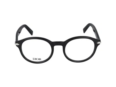 Dior Eyewear Round Frame Glasses In 1100