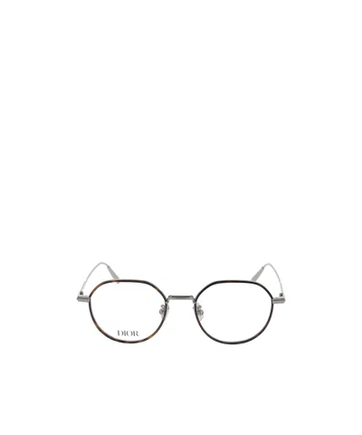 Dior Eyewear Round-frame Glasses In White