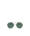 Dior Eyewear Round Frame Sunglasses In Green