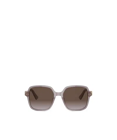Dior Eyewear Sqaure Frame Sunglasses In Gray