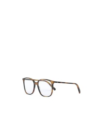 Dior Eyewear Square Frame Glasses In Brown