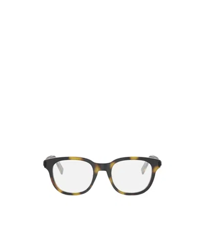 Dior Eyewear Square Frame Glasses In Brown