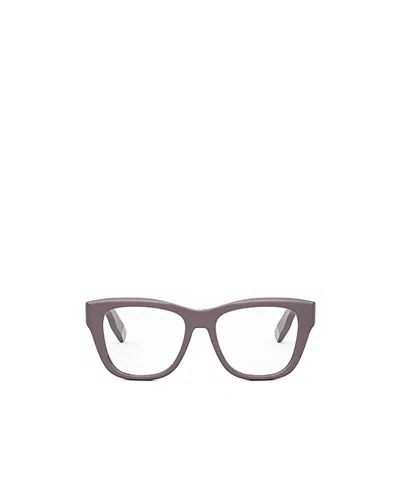 Dior Eyewear Square Frame Glasses In Purple