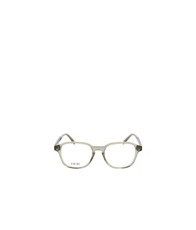 Dior Eyewear Square Frame Glasses In White