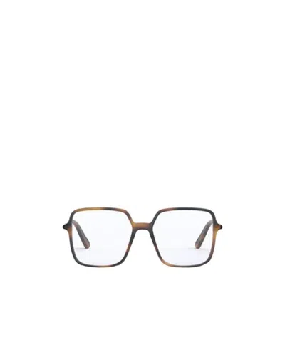 Dior Eyewear Square Frame Glasses In White