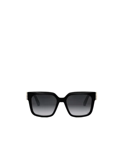 Dior Eyewear Square Frame Sunglasses In Black