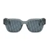 Dior Oblique S1f 53mm Square Sunglasses In Blue