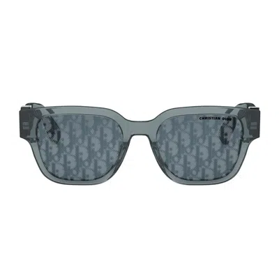 Dior Oblique S1f 53mm Square Sunglasses In Blue
