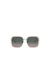 Dior Eyewear Square Frame Sunglasses In Gray