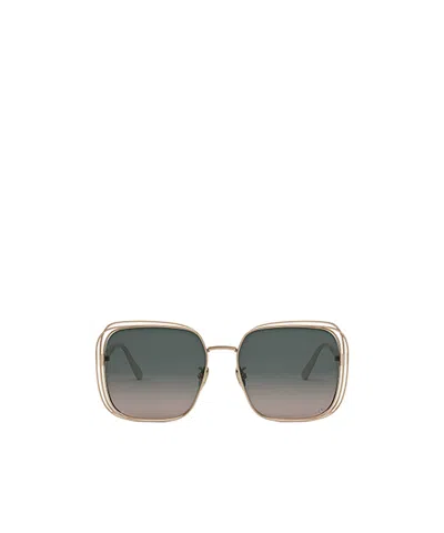 Dior Eyewear Square Frame Sunglasses In Gray