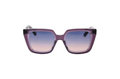 Dior Eyewear Square Frame Sunglasses In Purple