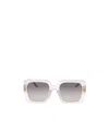 Dior Eyewear Signature S11i Square Frame Sunglasses In White