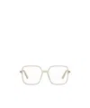 Dior Eyewear Square Framed Optical Glasses In White