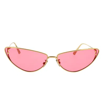 Dior Eyewear Sunglasses In Gold