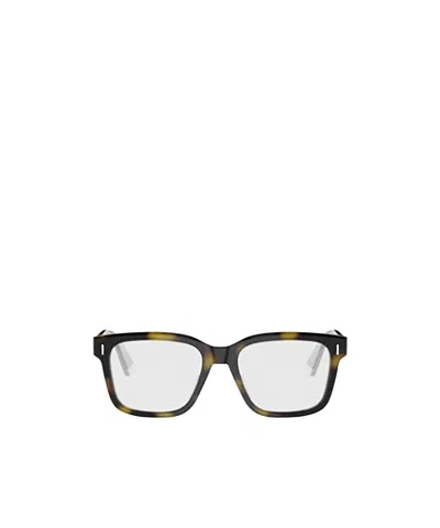 Dior Eyewear Suqare Frame Glasses In Gray