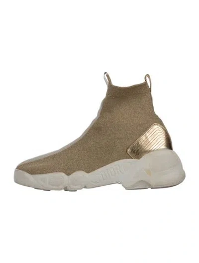 Pre-owned Dior F. Two Point Zero Chunky Sneakers In Silver
