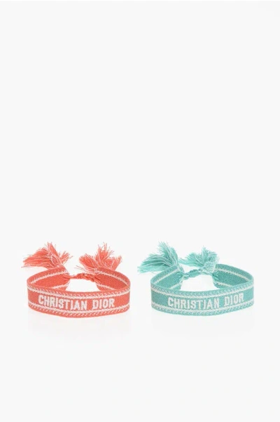 Dior Fabric J'a 2-bracelet Set Grösse Unica