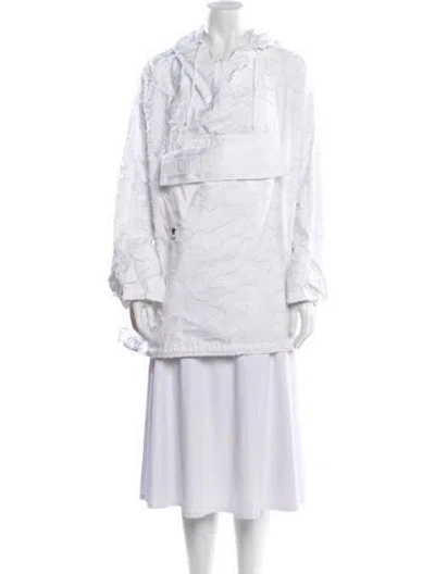 Pre-owned Dior Faux Fur Jacket In White