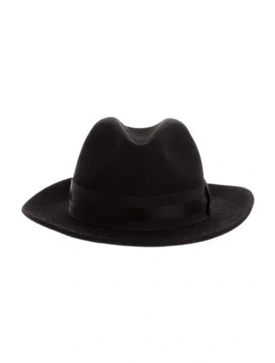 Pre-owned Dior Fedora In Black