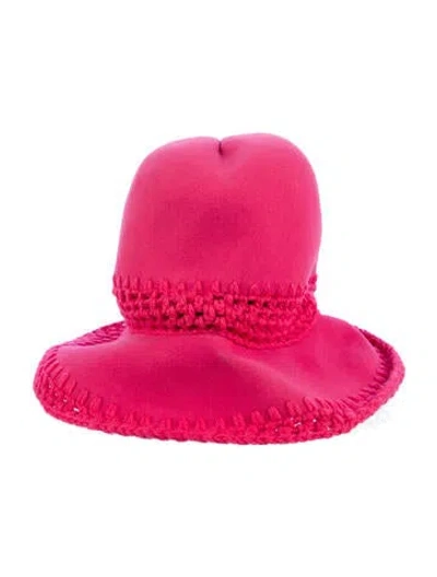 Pre-owned Dior Felt Hat In Pink