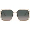 Dior Fil S1u 58mm Square Sunglasses In Gray