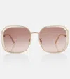 DIOR FILDIOR S1U SQUARE SUNGLASSES